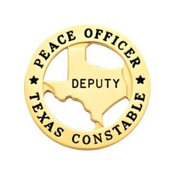 Smith & Warren S540A State of Texas Cutout in Circle Badge