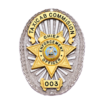 Smith & Warren S577B Oval Badge with Applied 7-Point Star Badge
