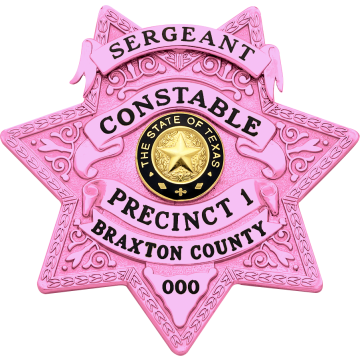 Smith & Warren S631A_PI Breast Cancer Awareness Decorative 7-Point Star Badge