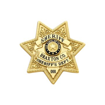 Smith & Warren S633 Old-Fashioned Decorative 7-Point Star Badge (Small Badge)