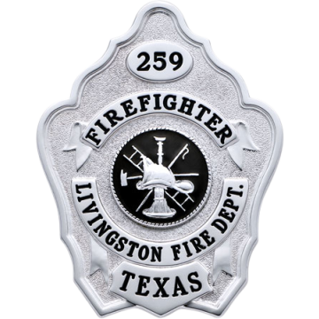 Smith & Warren S650 Fire Dept. Hat Badge Shield