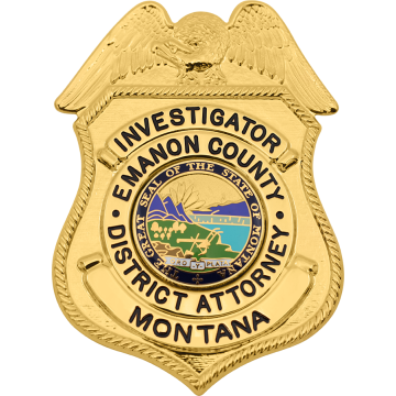 Smith & Warren S712 Eagle Top Shield Badge (3" x 2-1/8")