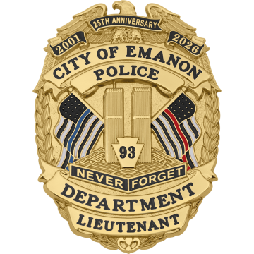 Smith & Warren S911_25A_BLRL- September 11th 25th Anniversary Commemorative Badge