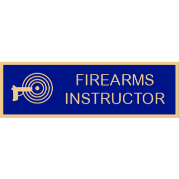 Smith & Warren SAB3_106 Firearms Instructor Service Award Bar