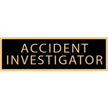 Smith & Warren Accident Investigator Service Bar SAB3_127