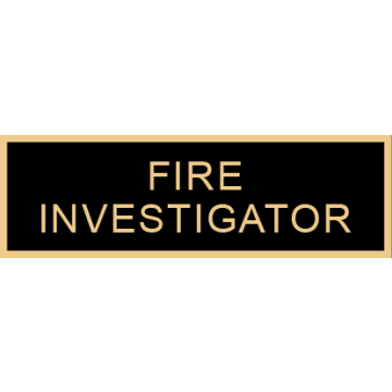 Smith & Warren SAB3_36 Fire Investigator Service Award Bar