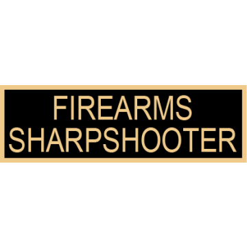 Smith & Warren SAB3_483 Firearms Sharpshooter Service Award Bar