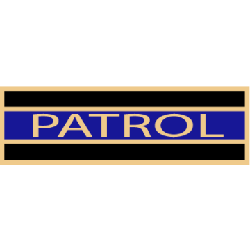 Smith & Warren SAB3_501 Three Horizontal Section Patrol Service Award Bar