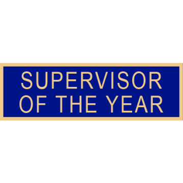 Smith & Warren SAB3_541 Supervisor of the Year Service Award Bar