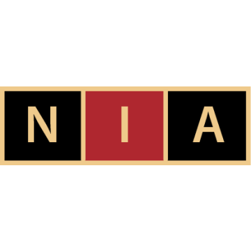 Smith & Warren SAB3_549 Three Section NIA Service Award Bar (1-3/8" x 3/8")