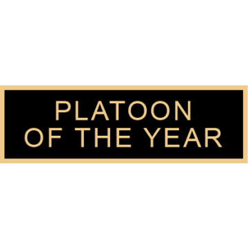 Smith & Warren SAB3_570 Platoon of the Year Service Award Bar (1-3/8" x 3/8")
