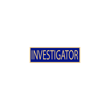 Smith & Warren SAB3_585 One Section Investigator Service Award Bar (1-3/8" x 3/8")