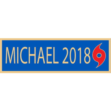 Smith & Warren SAB3_649 Hurricane Michael 2018 Service Award Bar (1-3/8" x 3/8")