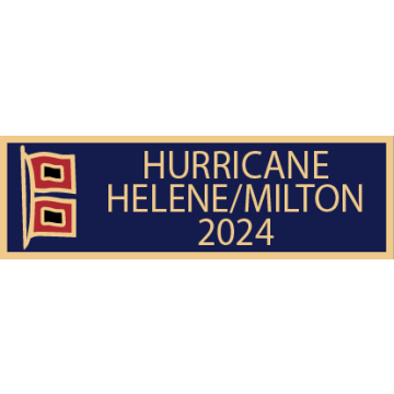 Smith & Warren SAB3_651 Hurricane Helene/Milton 2024 Service Award Bar (1-3/8" x 3/8")
