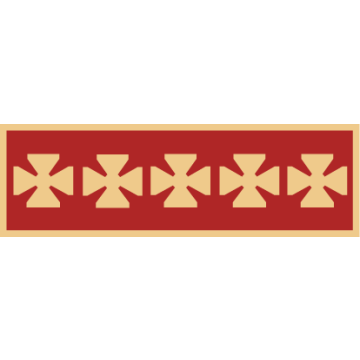 Smith & Warren SAB3_652 One Section Years of Service w/ 5 Maltese Crosses