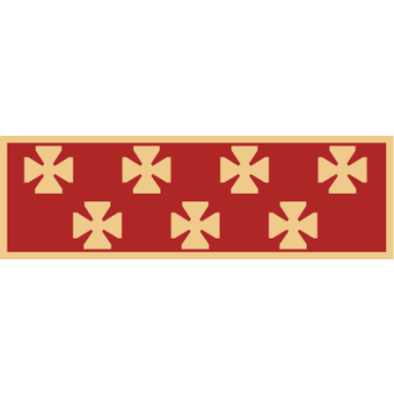 Smith & Warren SAB3_654 One Section Years of Service w/ 7 Maltese Crosses