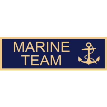 Smith & Warren SAB3_702 Marine Team Service Award Bar (1-3/8" x 3/8")