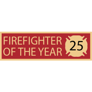 Smith & Warren SAB3_705 Firefighter of the Year w/ Maltese Cross Award Bar (1-3/8" x 3/8")