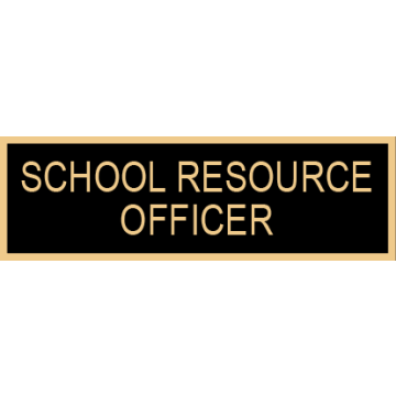 Smith & Warren SAB3_74 School Resource Officer Service Award Bar