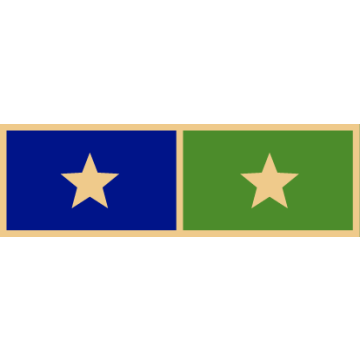 Smith & Warren SAB3_86 Two Section Years of Service Bar w/ Two Stars