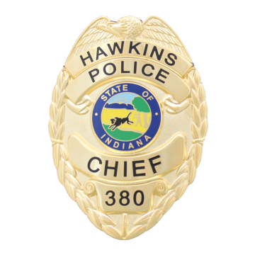 Stranger Things® Hawkins Police Badge EMB108