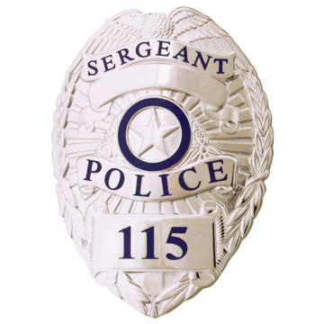 TJ Hooker TV Series Police Sergeant Badge EMB102