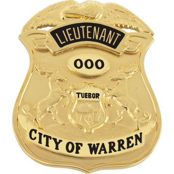 Smith & Warren WB200_104_LIEUT Michigan Lieutenant Badge