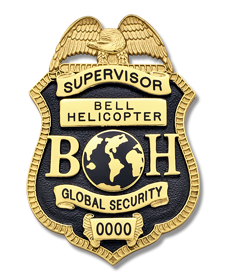 Bell Helicopter Security Badge