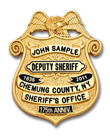 Chemung County Sheriff Badge