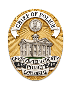 Chesterfield County Police Centennial Badge