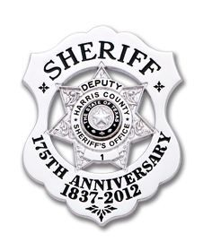 Harris
    County Sheriff Anniversary Badge