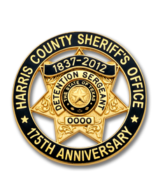Harris County Sheriff Anniversary Badge