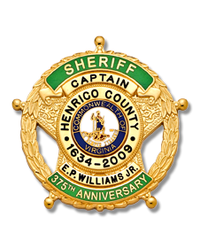 Henrico County Sheriff Anniversary Badge