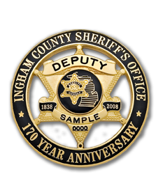 Ingham County Sheriff Anniversary Badge