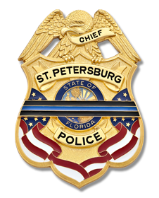 St Petersburg Police Badge